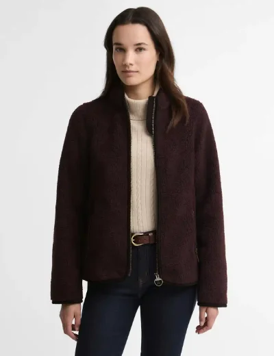 Barbour Womens Lavenham Fleece | Fig