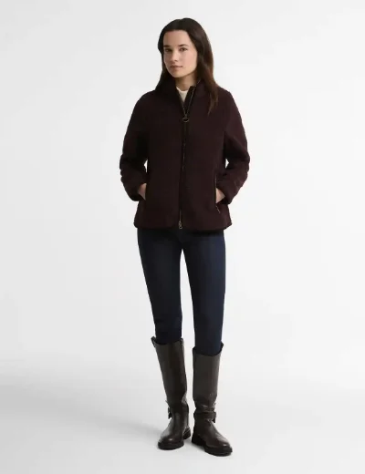 Barbour Womens Lavenham Fleece | Fig