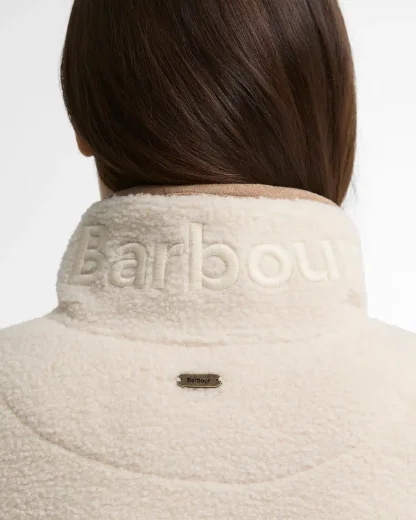 Barbour Womens Homeswood Fleece | Cream