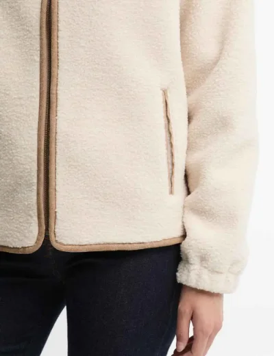 Barbour Womens Homeswood Fleece | Cream