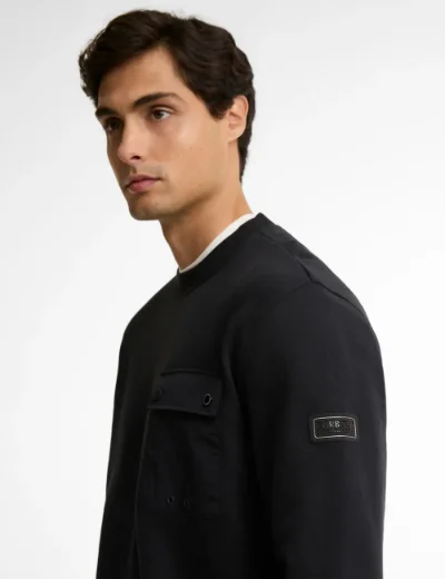 Barbour International Inline Sweatshirt | Black