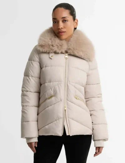 Barbour International Cyrus Puffer Jacket | Moonbeam