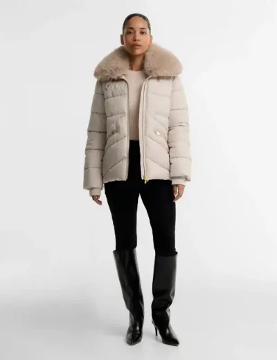 Barbour International Cyrus Puffer Jacket | Moonbeam