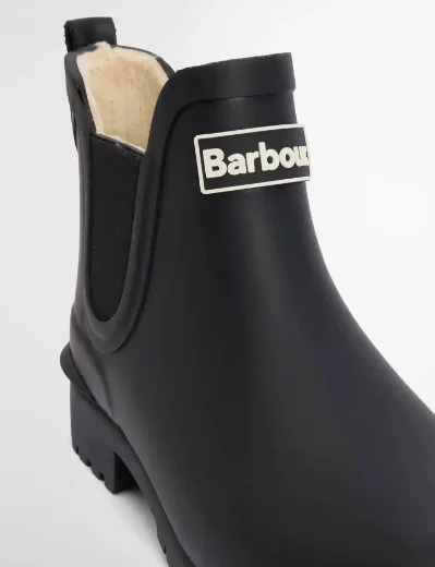 Barbour Women's Kirkton Ankle Wellingtons | Black