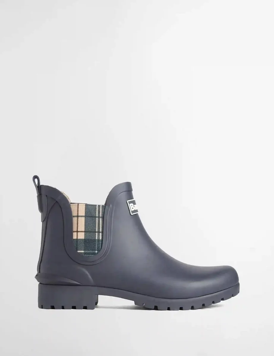 Barbour Womens Kirkton Ankle Wellingtons | Navy