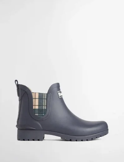 Barbour Womens Kirkton Ankle Wellingtons | Navy