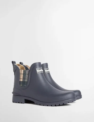 Barbour Womens Kirkton Ankle Wellingtons | Navy