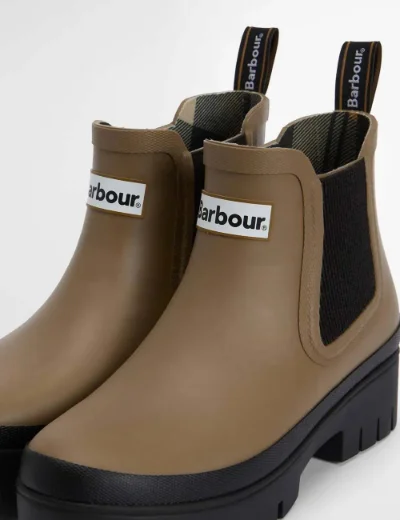 Picture of Barbour Halton Ankle Wellingtons | Military Brown