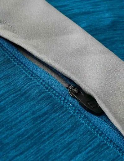 Berghaus Farndale Long Sleeve Half Zip Tech Tee | Polar / Blue Abyss