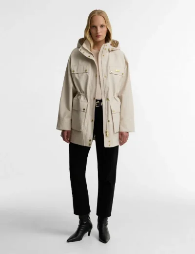 Barbour International Womens Molina Showerproof Jacket | Moonbeam