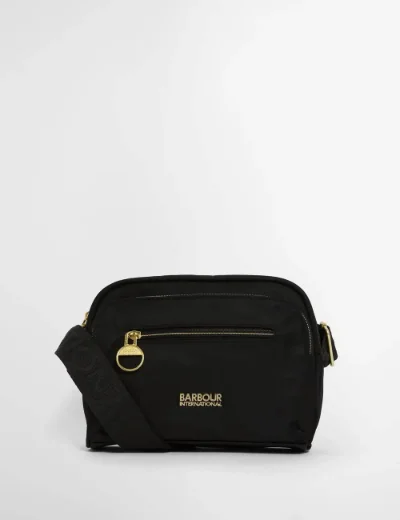 Barbour International Qualify Slim Crossbody Bag | Black