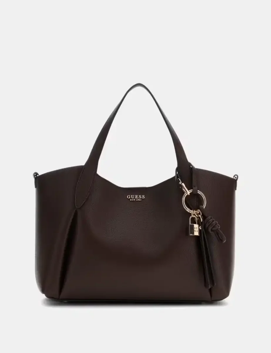 Picture of Guess Women's Melody Satchel Bag | Brown