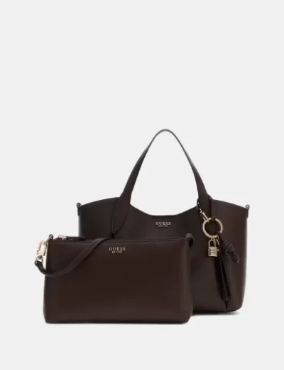 Picture of Guess Women's Melody Satchel Bag | Brown