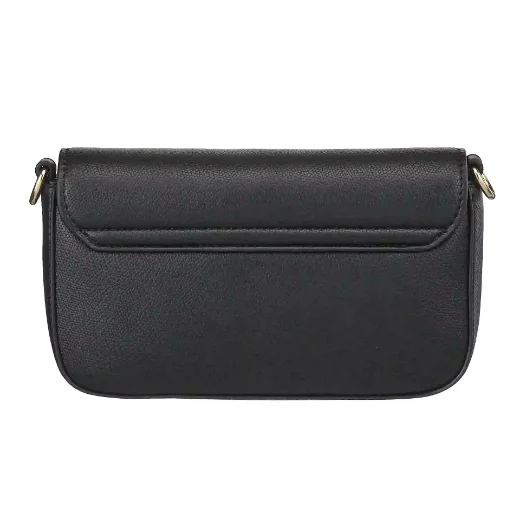 Picture of Valentino Bianka RE Flapover Shoulder Bag | Black