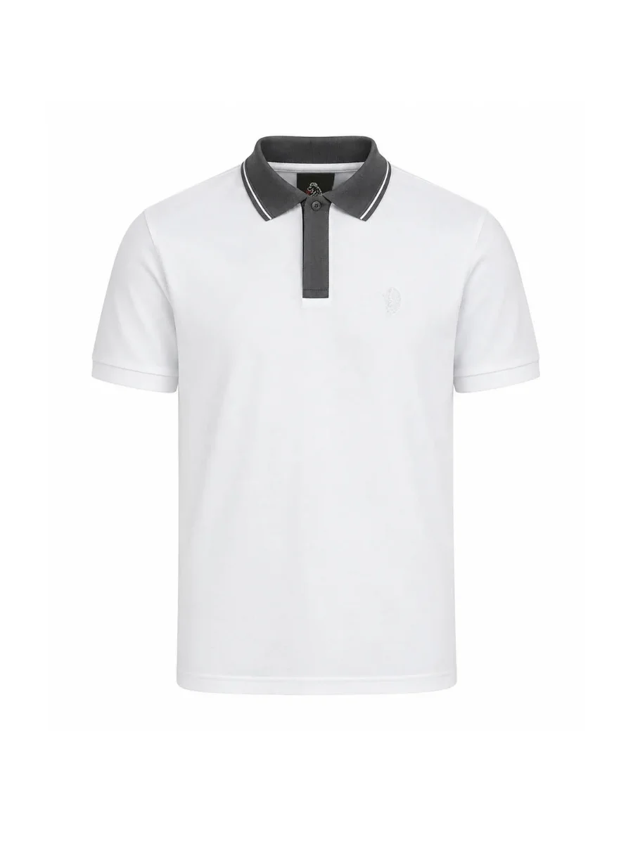 LUKE 1977 Leo Tonal Polo | White / Concrete 