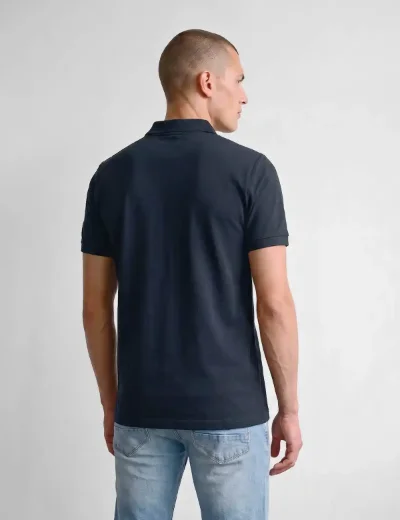 LUKE Hamilton Polo Check Collar | Dark Navy