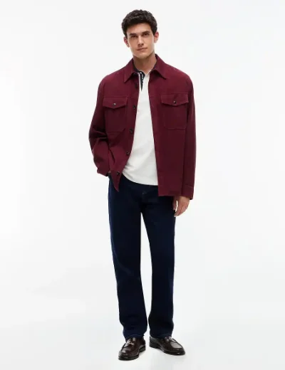 Tommy Hilfiger Interlock Placket Detail Regular Fit Polo | Ivory Petal