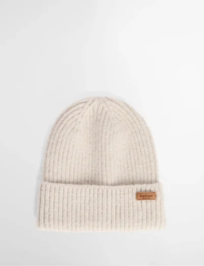 Barbour Pendle Blair Beanie and Glove Gift Set | Cream/Eggshell