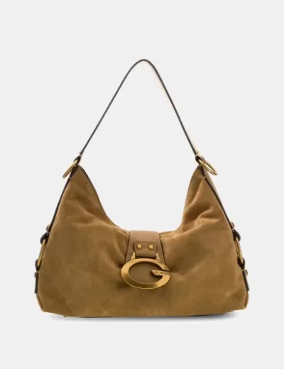 Guess Camden Shoulder Bag | Light Brown
