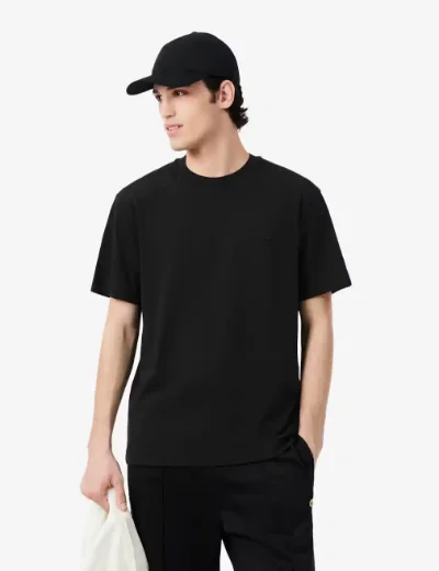 Lacoste Mens Pima Cotton Pique T-Shirt | Black