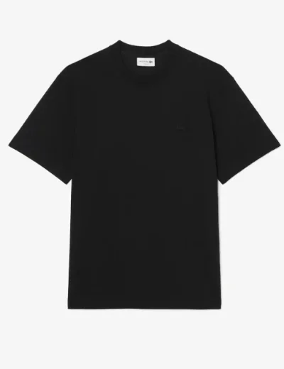 Lacoste Mens Pima Cotton Pique T-Shirt | Black