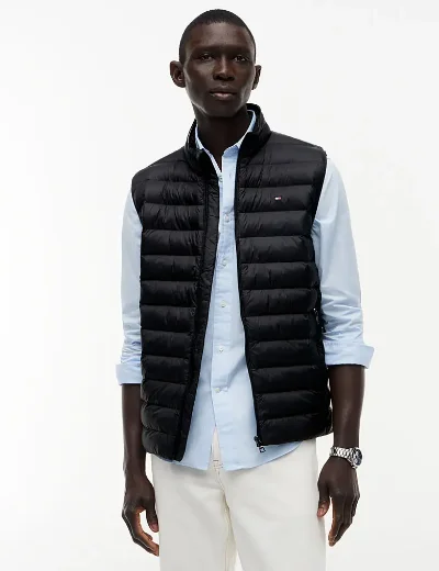 Picture of Tommy Hilfiger Men's Packable Quilted Gilet | Black